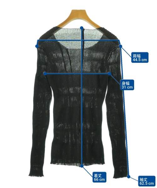 Yohji Yamamoto（ヨウジヤマモト）ニット・セーター 黒 サイズ:2(S位) レディース/2200715772010