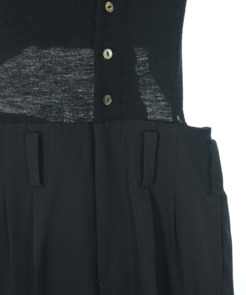 Yohji Yamamoto（ヨウジヤマモト）オールインワン/サロペット 黒 サイズ:S レディース/2200716780014