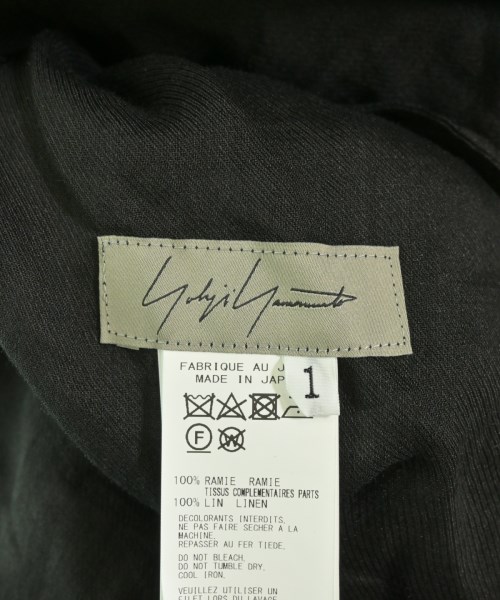 Yohji Yamamoto（ヨウジヤマモト）ワンピース 黒 サイズ:1(XS位) レディース/2200718288051