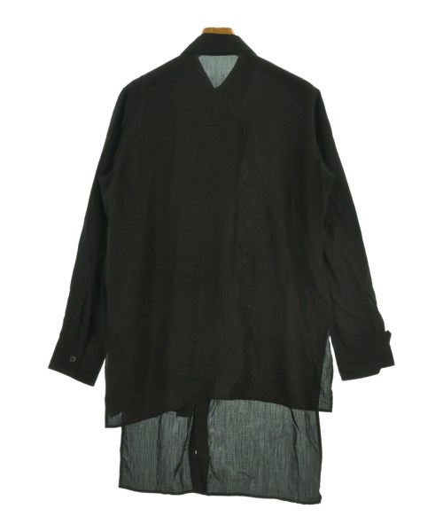 Yohji Yamamoto（ヨウジヤマモト）カジュアルシャツ 黒 サイズ:1(XS位) メンズ/2200645135015