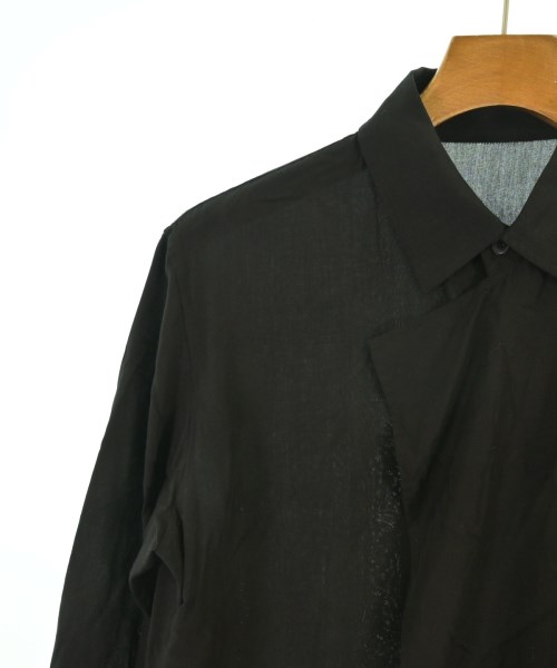 Yohji Yamamoto（ヨウジヤマモト）カジュアルシャツ 黒 サイズ:1(XS位) メンズ/2200645135015