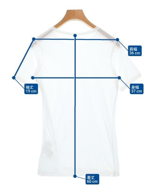 Yohji Yamamoto（ヨウジヤマモト）Tシャツ・カットソー 白 サイズ:2(S位) レディース/2200646680057