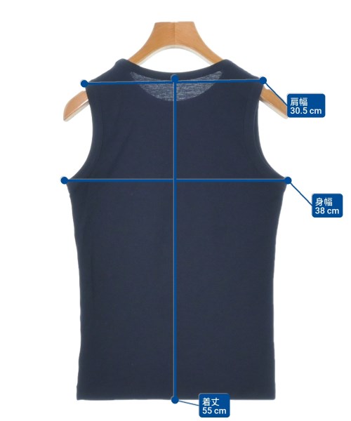 Yohji Yamamoto（ヨウジヤマモト）ノースリーブ 紺 サイズ:3(M位) レディース/2200646680064