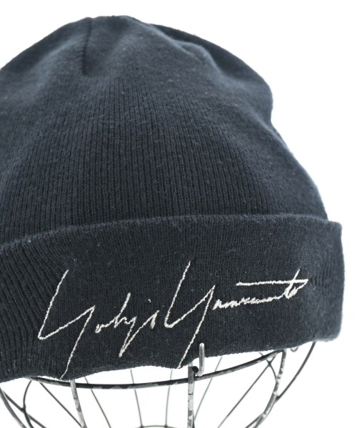 Yohji Yamamoto（ヨウジヤマモト）ニットキャップ・ビーニー 黒 サイズ:- メンズ/2200646715094