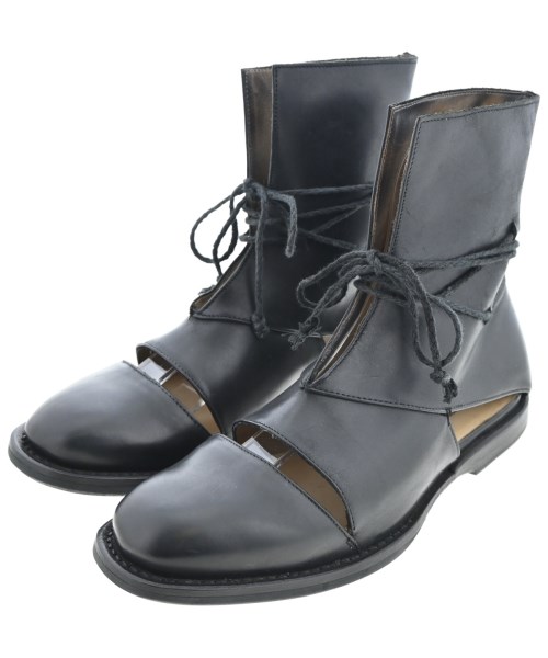 YOHJI YAMAMOTO(ヨウジヤマモト)ブーツ 黒 サイズ:EU37(23.5cm位)/2200647843055