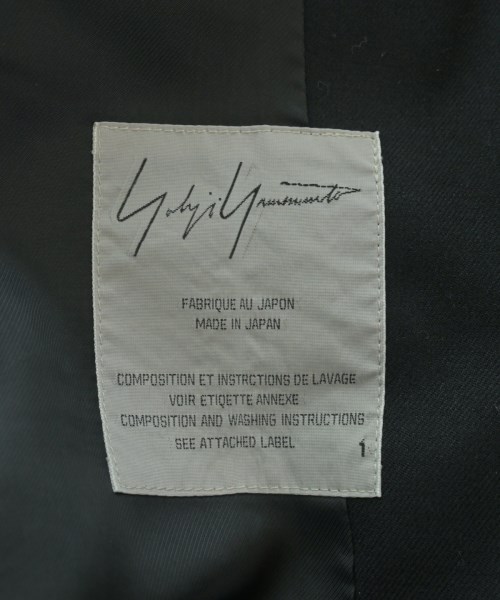Yohji Yamamoto（ヨウジヤマモト）ジャケット 黒 サイズ:1(XS位) レディース/2200635149022