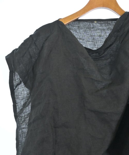 Yohji Yamamoto（ヨウジヤマモト）カジュアルシャツ 黒 サイズ:1(XS位) レディース/2200648776079