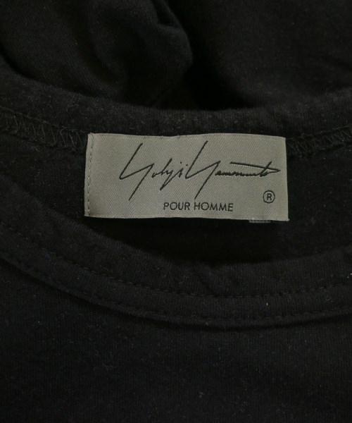 Yohji Yamamoto（ヨウジヤマモト）Tシャツ・カットソー 黒 サイズ:3(M位) メンズ/2200649272044