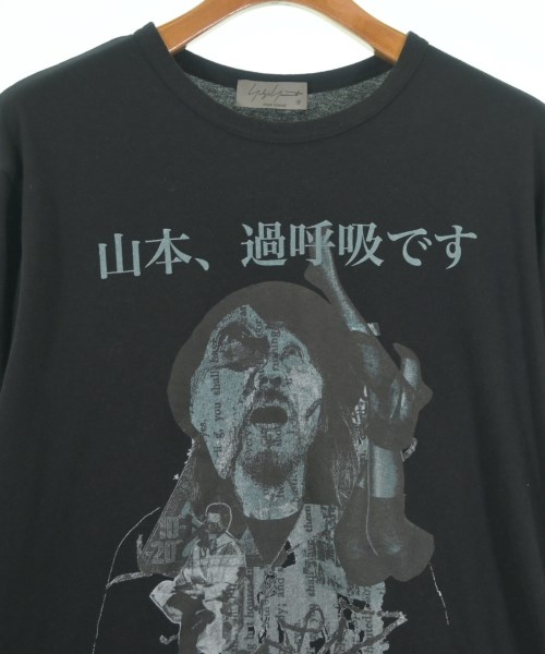 Yohji Yamamoto（ヨウジヤマモト）Tシャツ・カットソー 黒 サイズ:3(M位) メンズ/2200649272044