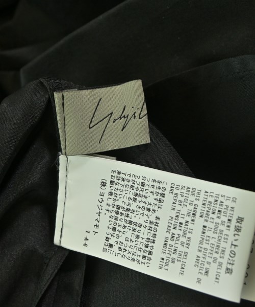 Yohji Yamamoto（ヨウジヤマモト）ワンピース 黒 サイズ:1(XS位) レディース/2200649419043