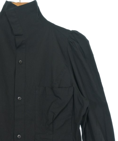 Yohji Yamamoto（ヨウジヤマモト）シャツワンピース 黒 サイズ:3(M位) レディース/2200649419050