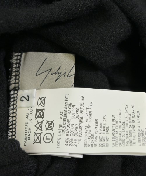 Yohji Yamamoto（ヨウジヤマモト）ワンピース 黒 サイズ:2(S位) レディース/2200651326094