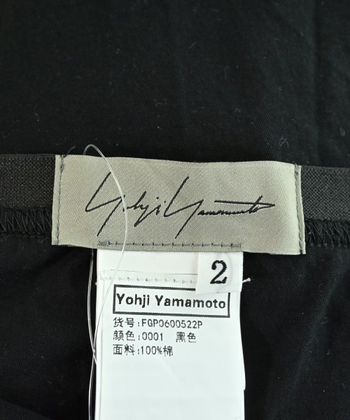 Yohji Yamamoto（ヨウジヤマモト）小物類（その他） 黒 サイズ:2(S位) レディース/2200652226010