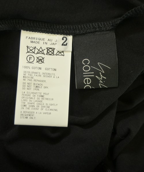 Yohji Yamamoto（ヨウジヤマモト）Tシャツ・カットソー 黒 サイズ:2(S位) レディース/2200652460032