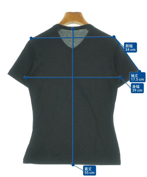 Yohji Yamamoto（ヨウジヤマモト）Tシャツ・カットソー 黒 サイズ:3(M位) レディース/2200652460049