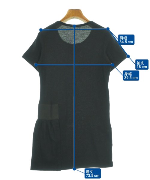 Yohji Yamamoto（ヨウジヤマモト）Tシャツ・カットソー 黒 サイズ:2(S位) レディース/2200652460056