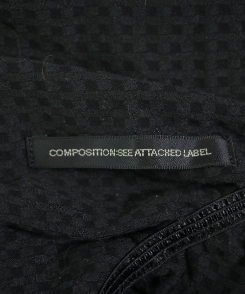 Yohji Yamamoto（ヨウジヤマモト）ワンピース 黒 サイズ:2(S位) レディース/2200640418106