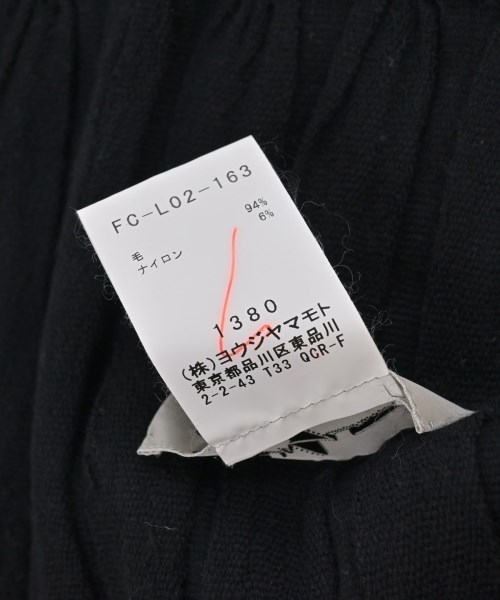 Yohji Yamamoto（ヨウジヤマモト）マフラー 黒 サイズ:- レディース/2200651898119