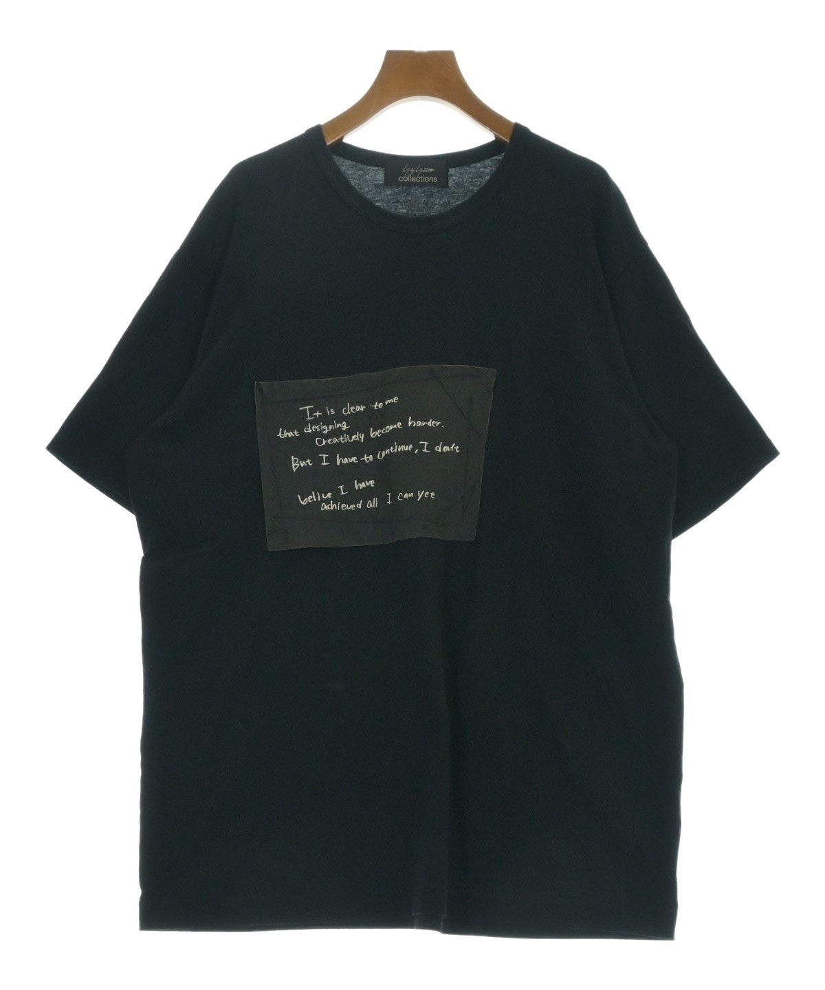 Yohji Yamamoto（ヨウジヤマモト）Tシャツ・カットソー 黒 サイズ:2(S