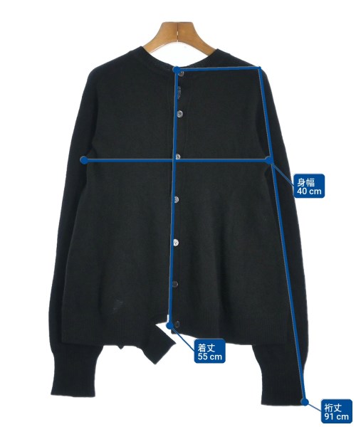 Yohji Yamamoto（ヨウジヤマモト）ニット・セーター 黒 サイズ:2(S位) レディース/2200705246057