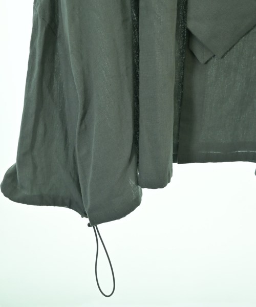 REGULATION Yohji Yamamoto（レギュレーションヨウジヤマモト）ブラウス 緑 サイズ:2(S位) レディース/2200704874107
