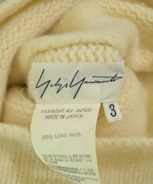 Yohji Yamamoto（ヨウジヤマモト）ニット・セーター 白 サイズ:3(M位) レディース/2200699928052