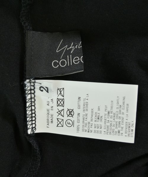 Yohji Yamamoto（ヨウジヤマモト）Tシャツ・カットソー 黒 サイズ:2(S位) レディース/2200706984040