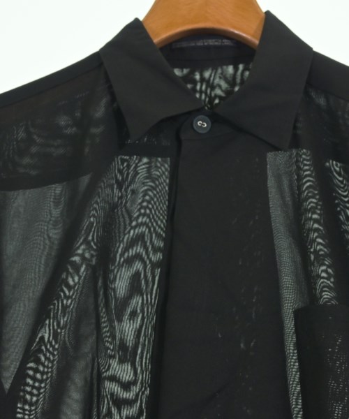 Yohji Yamamoto（ヨウジヤマモト）ドレスシャツ 黒 サイズ:S メンズ/2200709047032