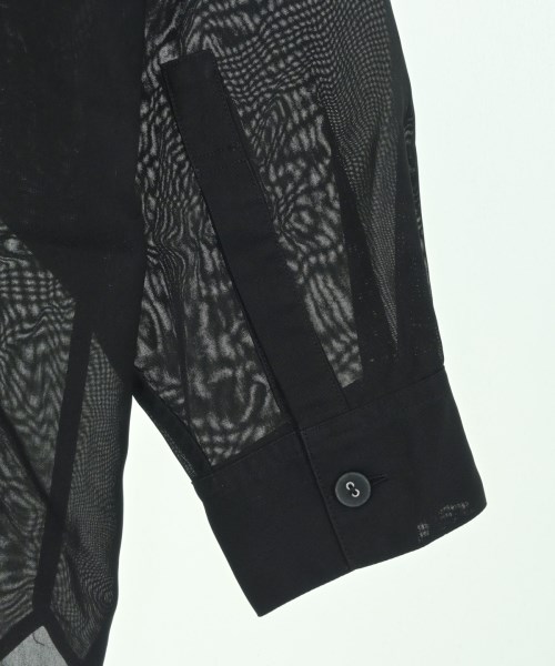 Yohji Yamamoto（ヨウジヤマモト）ドレスシャツ 黒 サイズ:S メンズ/2200709047032