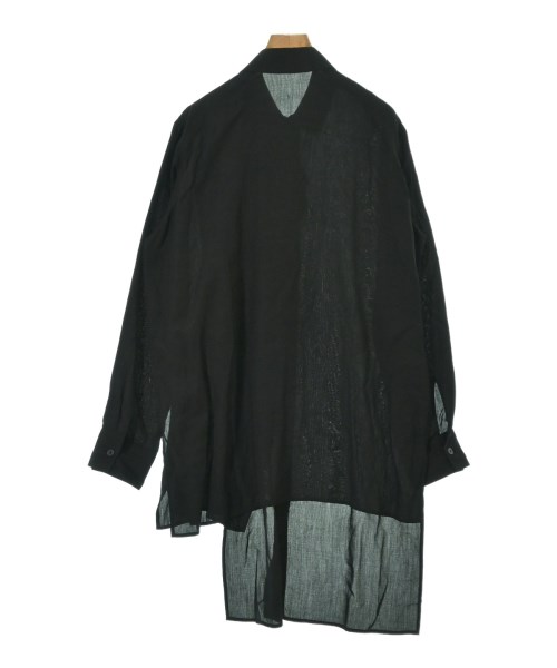 Yohji Yamamoto（ヨウジヤマモト）カジュアルシャツ 黒 サイズ:1(XS位) レディース/2200710246035