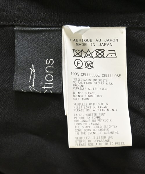 Yohji Yamamoto（ヨウジヤマモト）カジュアルシャツ 黒 サイズ:1(XS位) レディース/2200710246035
