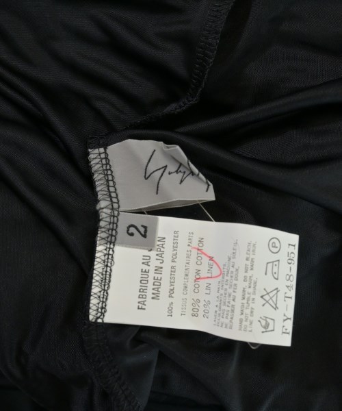 Yohji Yamamoto（ヨウジヤマモト）ワンピース 黒 サイズ:2(S位) レディース/2200655215080