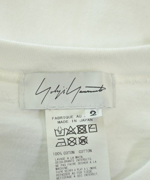 Yohji Yamamoto（ヨウジヤマモト）Tシャツ・カットソー 白 サイズ:2(S位) メンズ/2200662791034