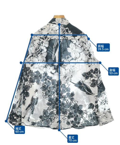 Yohji Yamamoto（ヨウジヤマモト）カジュアルシャツ 白 サイズ:2(S位) レディース/2200663723164