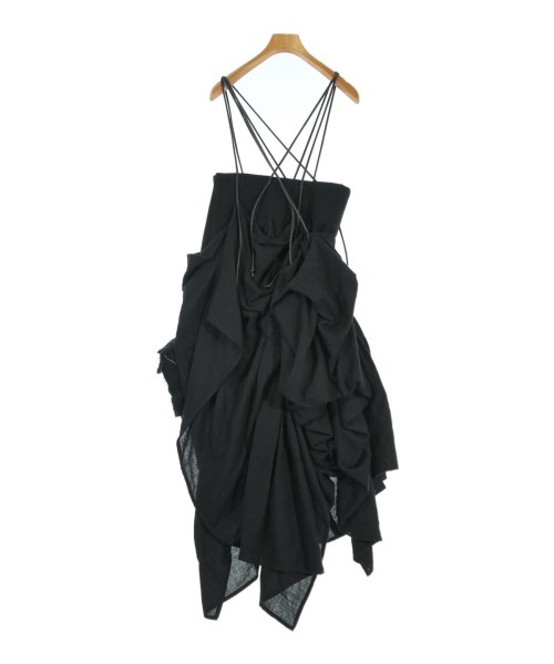 Yohji Yamamoto（ヨウジヤマモト）ワンピース 黒 サイズ:1(XS位) レディース/2200663797011