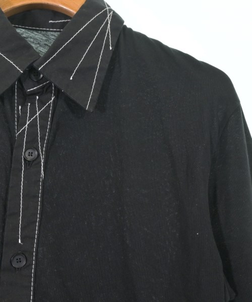 Yohji Yamamoto（ヨウジヤマモト）カジュアルシャツ 黒 サイズ:1(XS位) レディース/2200663797028