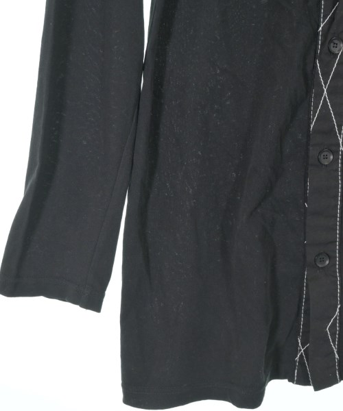 Yohji Yamamoto（ヨウジヤマモト）カジュアルシャツ 黒 サイズ:1(XS位) レディース/2200663797028
