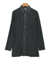 Yohji Yamamoto（ヨウジヤマモト）カジュアルシャツ 黒 サイズ:1(XS位) レディース/2200663797028