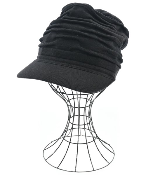 YOHJI YAMAMOTO(ヨウジヤマモト)ニットキャップ・ビーニー 黒 サイズ:-/2200662054146