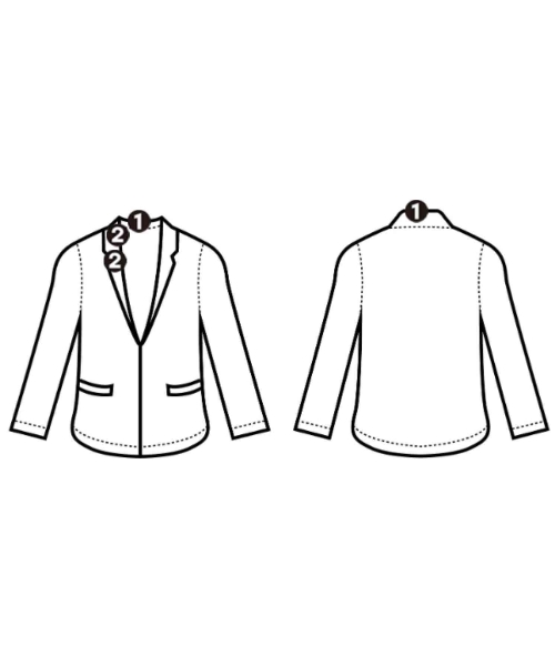 Yohji Yamamoto（ヨウジヤマモト）テーラードジャケット グレー サイズ:S レディース/2200664555016