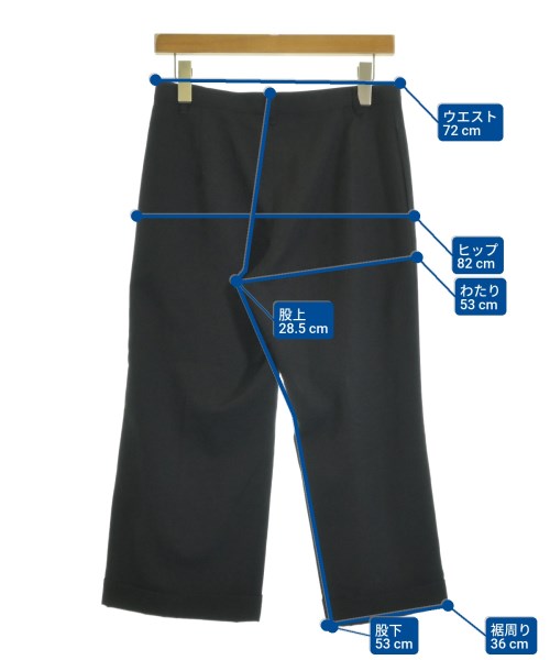 Yohji Yamamoto（ヨウジヤマモト）スラックス 黒 サイズ:-(L位) レディース/2200664647049