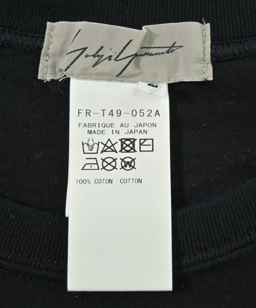 Yohji Yamamoto（ヨウジヤマモト）Tシャツ・カットソー 黒 サイズ:2(S位) メンズ/2200667040045