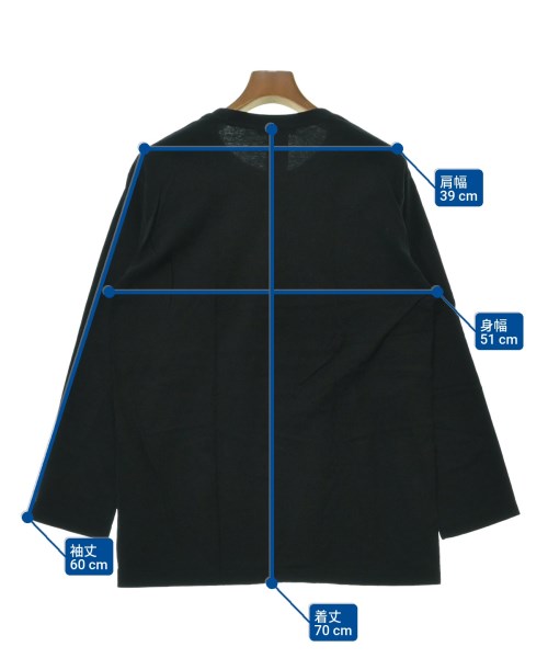 Yohji Yamamoto（ヨウジヤマモト）Tシャツ・カットソー 黒 サイズ:2(S位) メンズ/2200667040045