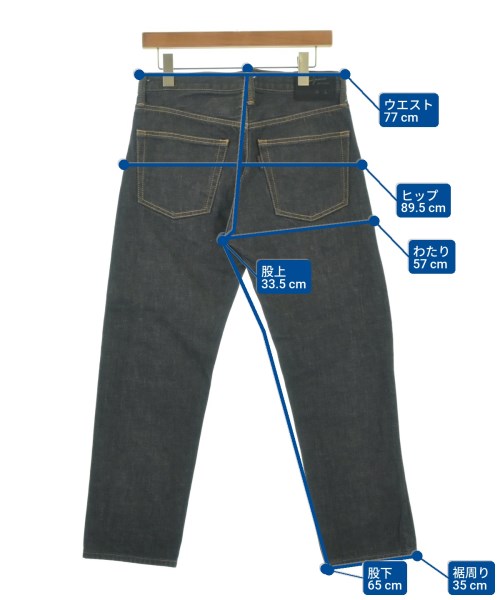 Yohji Yamamoto（ヨウジヤマモト）デニムパンツ 黒 サイズ:2(S位) レディース/2200668192033