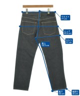 Yohji Yamamoto（ヨウジヤマモト）デニムパンツ 黒 サイズ:2(S位) レディース/2200668192033