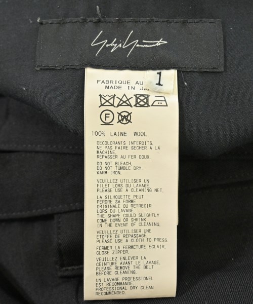 Yohji Yamamoto（ヨウジヤマモト）その他 黒 サイズ:1(XS位) レディース/2200668715096