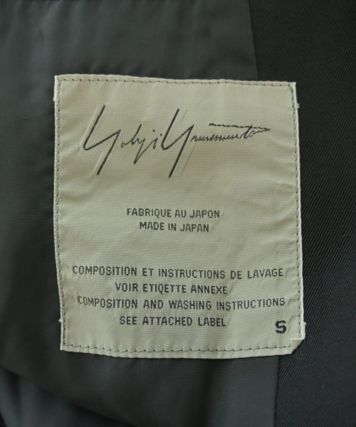 Yohji Yamamoto（ヨウジヤマモト）ブルゾン 黒 サイズ:S メンズ/2200669120011