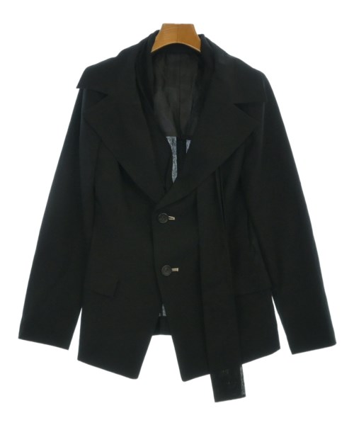 YOHJI YAMAMOTO(ヨウジヤマモト)カジュアルジャケット 黒 サイズ:1(XS位)/2200669829013