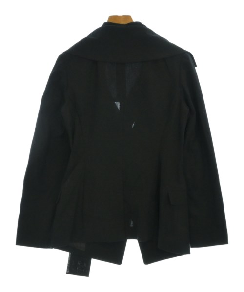 Yohji Yamamoto（ヨウジヤマモト）カジュアルジャケット 黒 サイズ:1(XS位) レディース/2200669829013