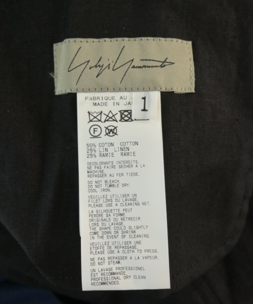 Yohji Yamamoto（ヨウジヤマモト）その他 黒 サイズ:1(XS位) レディース/2200669829020
